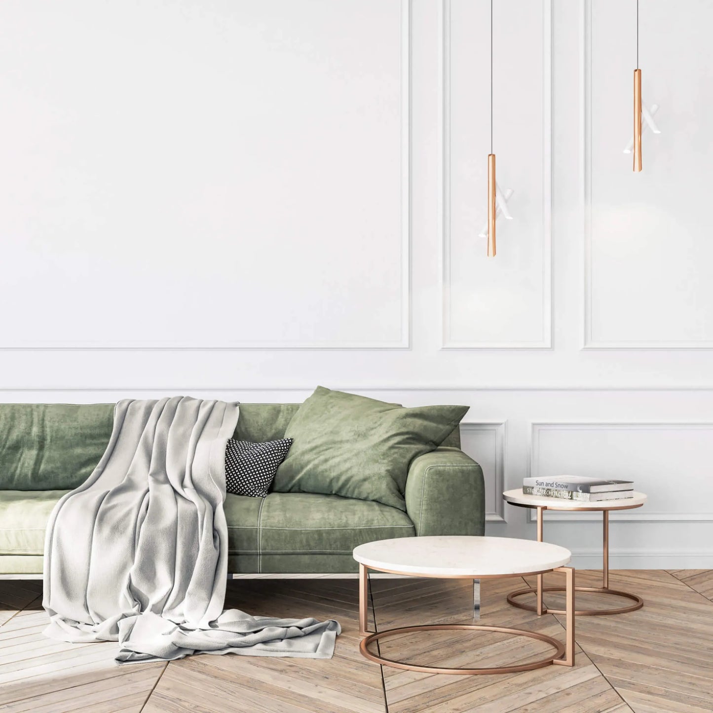 Bagheta decorativa din polimer rigid MD003