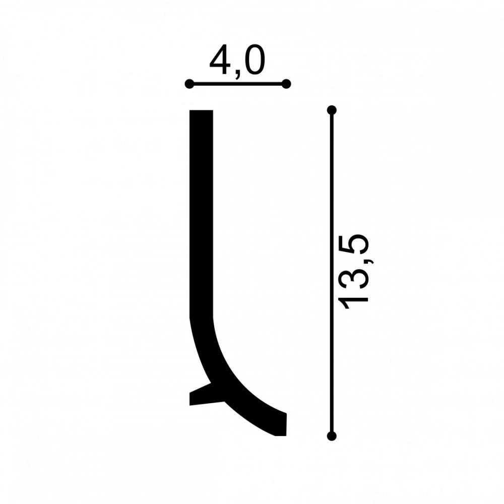 Plinta polimer rigid led QS011