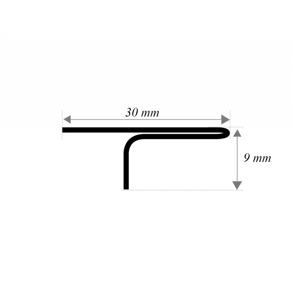 Profil T Prag de Trecere Inox Auriu Brush 30x2700mm