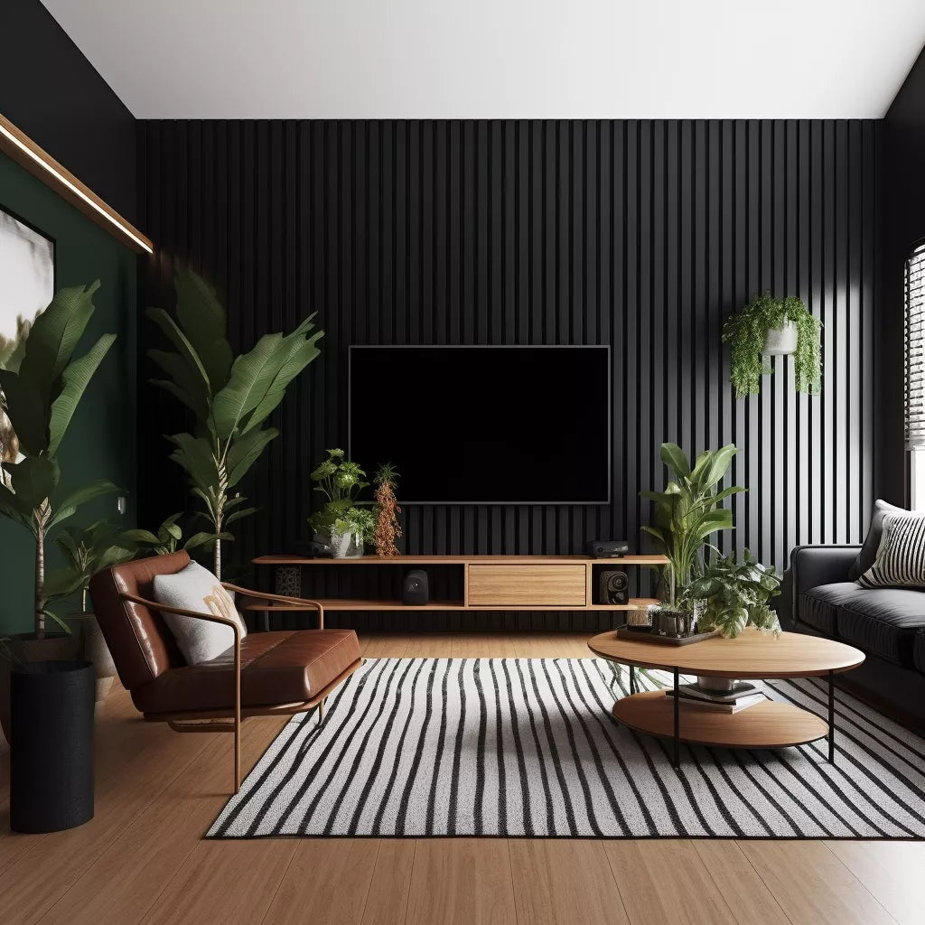 Panou riflaje din polimer rigid Alb 3D Largo L0301