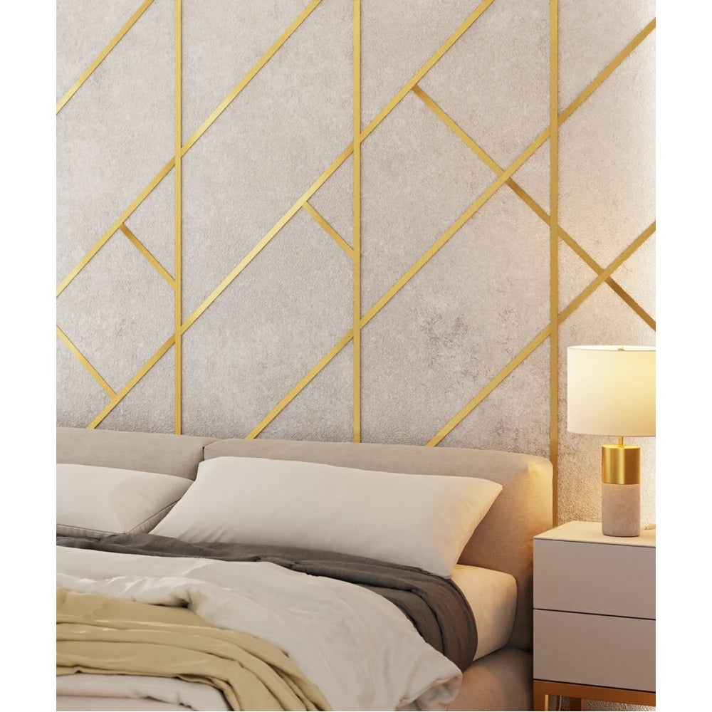 Platbanda inox aurie mat 80 mm x 0.6 mm x 2700 mm