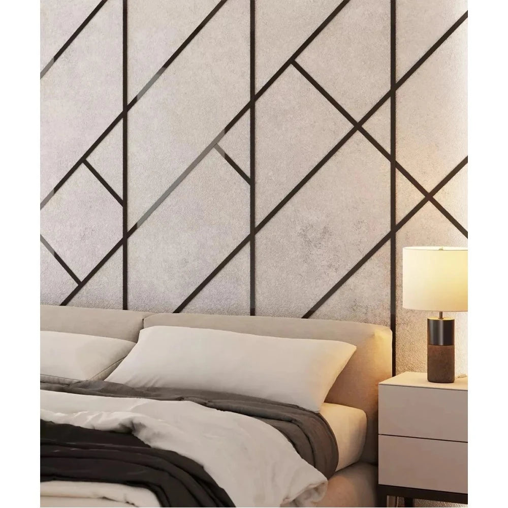 Platbanda inox negru lucios 20 x 2700 x 0.6 mm, profil decorativ