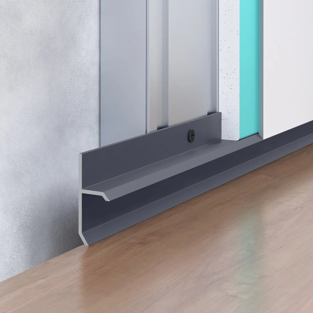 Plinta ascunsa shadow gap aluminiu vopsibila RAL 20 mm x 2.5 m F1 2015R