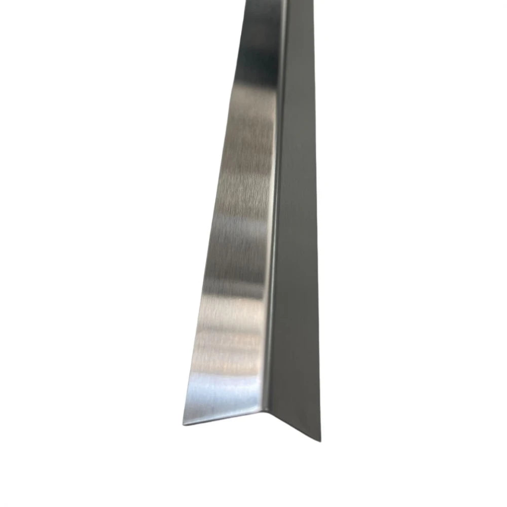 Profil L colt, Inox Crom Brushed 15x15x2700mm
