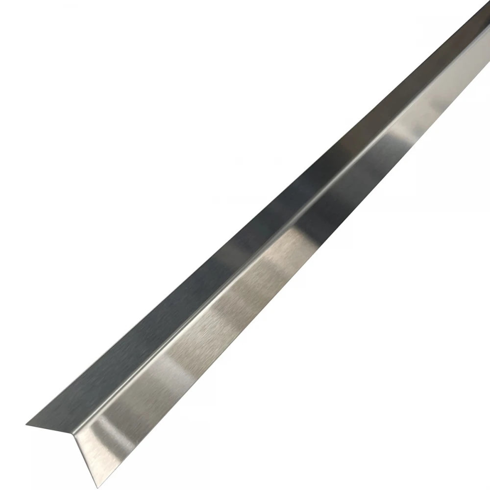 Profil L colt, Inox Crom Brushed 15x15x2700mm