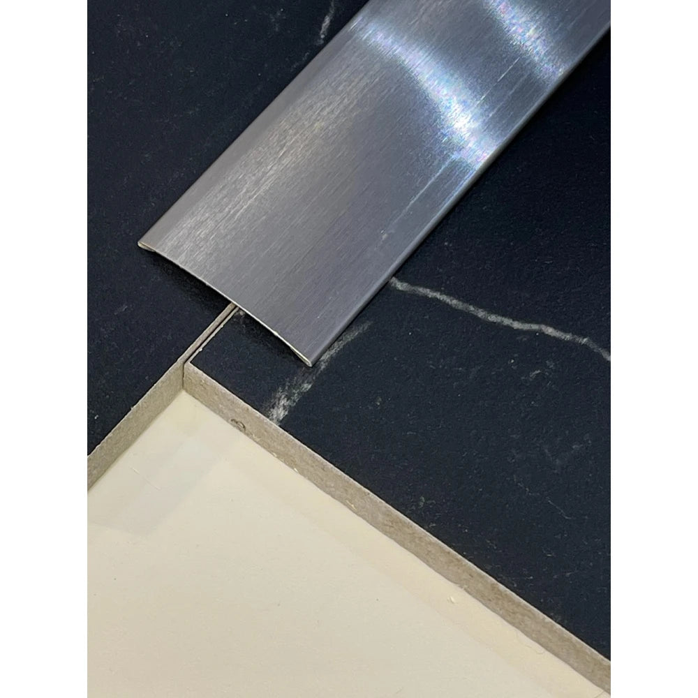 Profil prag usi/pardoseli 38 x 2700 mm inox crom brush