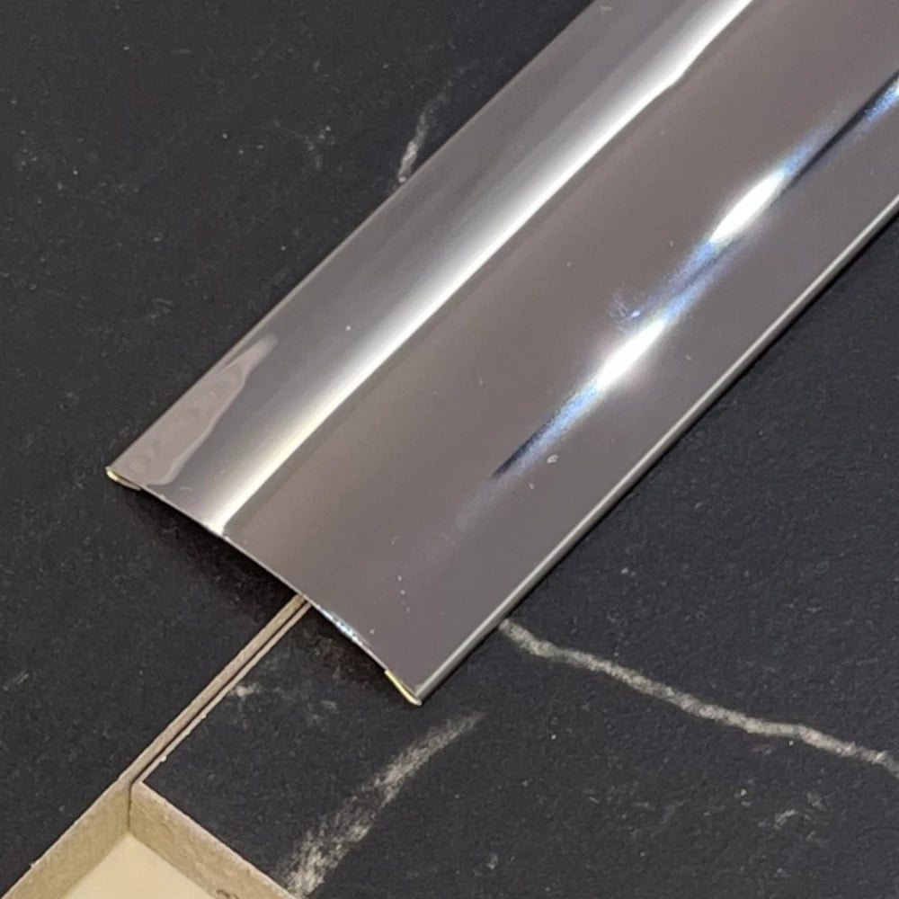 Profil prag usi/pardoseli 38 x 2700 mm inox crom oglinda