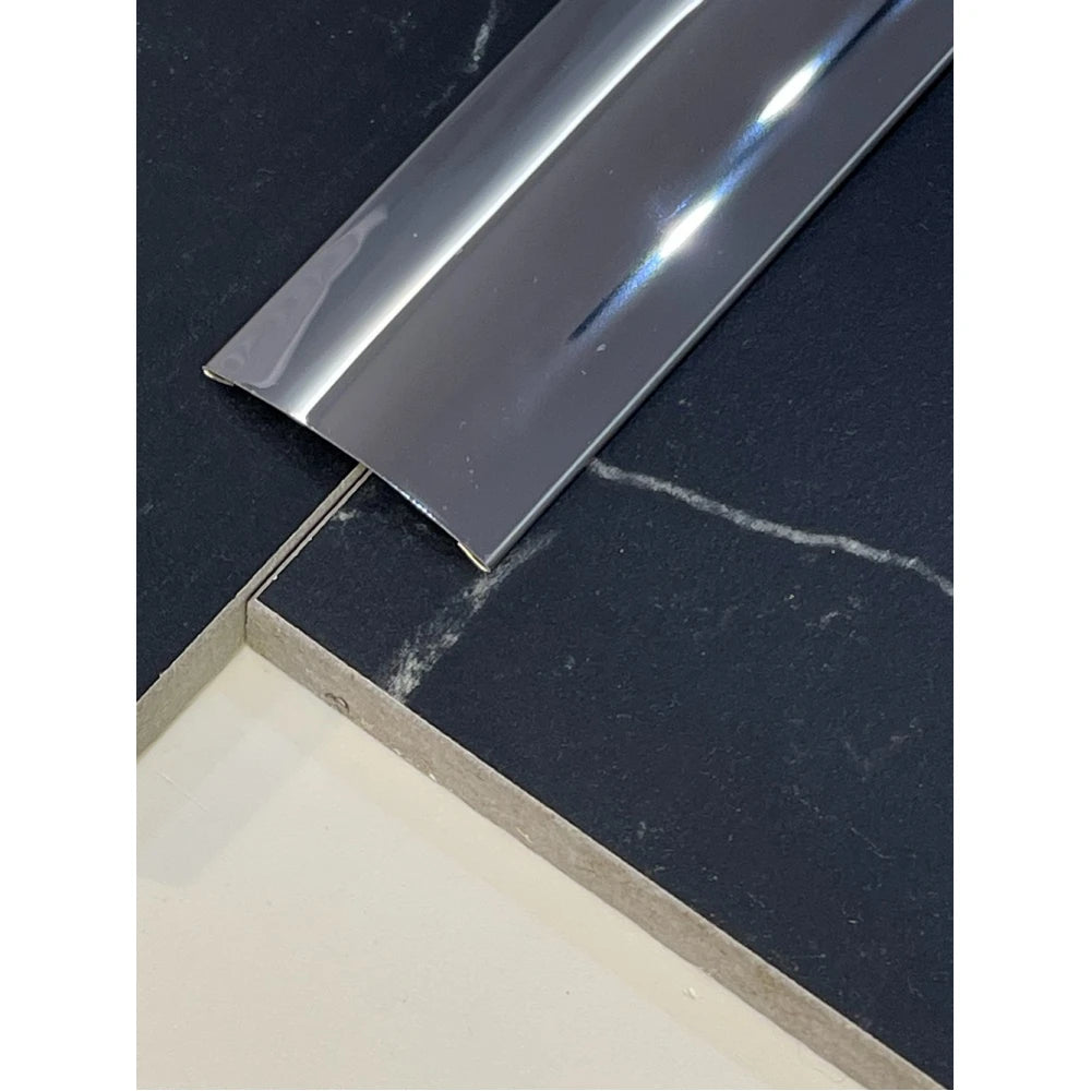 Profil prag usi/pardoseli 38 x 2700 mm inox crom oglinda