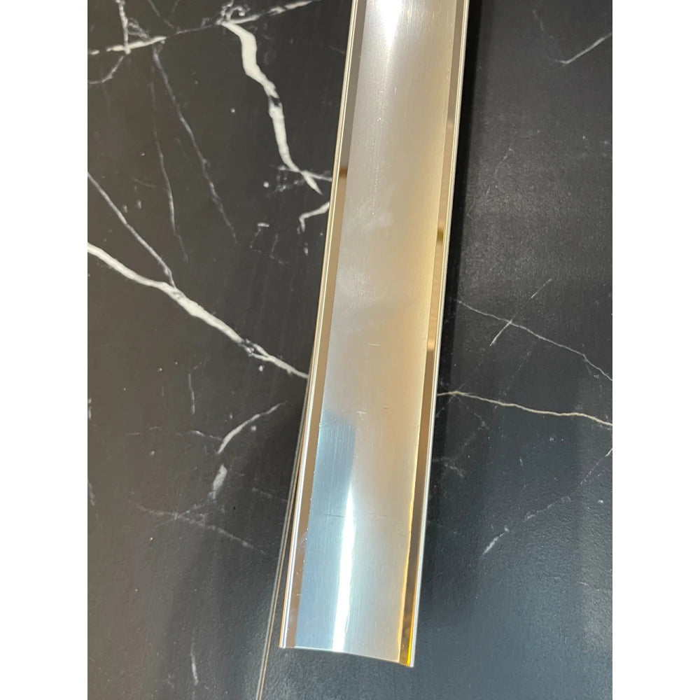 Profil prag usi/pardoseli 38 x 2700 mm inox crom oglinda