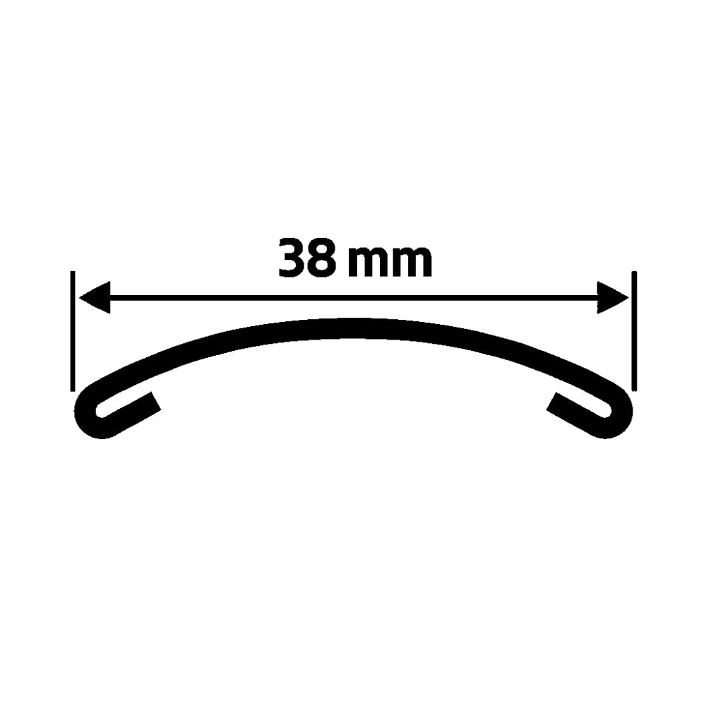 Profil prag usi/pardoseli 38 x 2700 mm inox crom oglinda