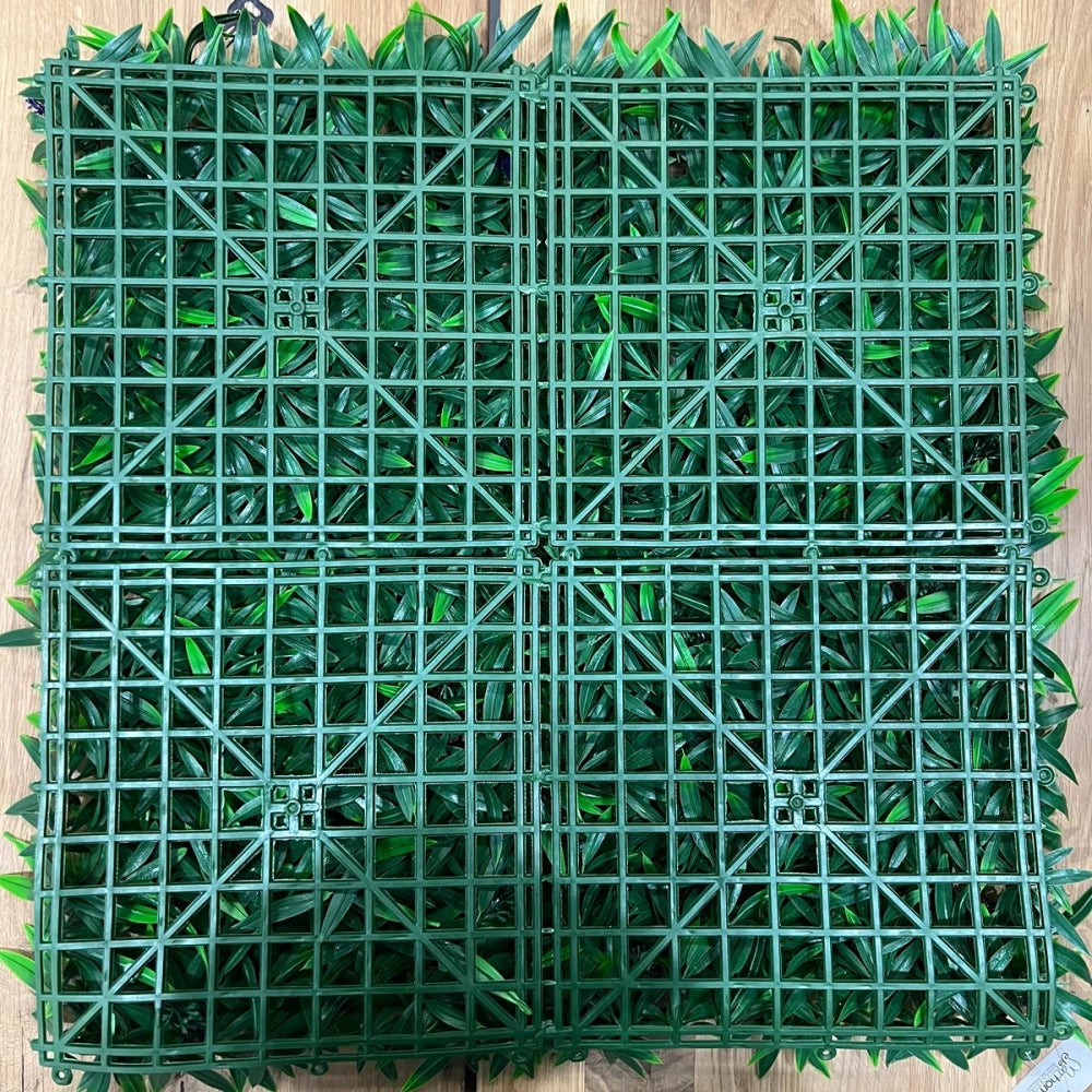 Perete verde decorativ cu verdeata artificiala și Lavanda 50x50 cm