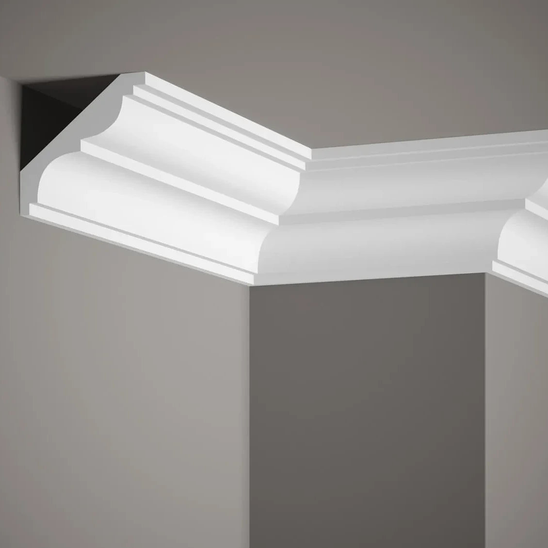 Cornișă decorativă din polimer rigid MDB117