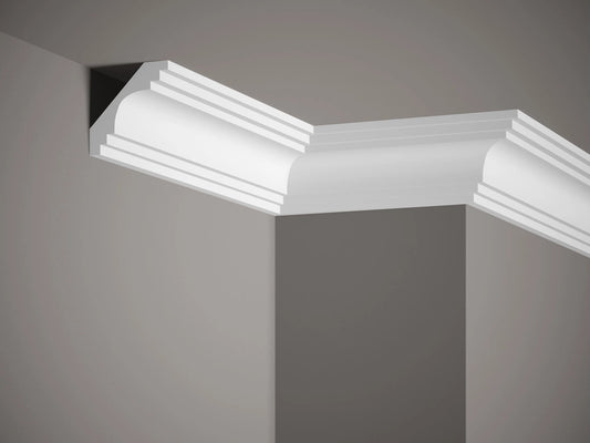 Cornisa tavan MDB152, poliuretan, 7.6x7.6x200 cm, Mardom Decor
