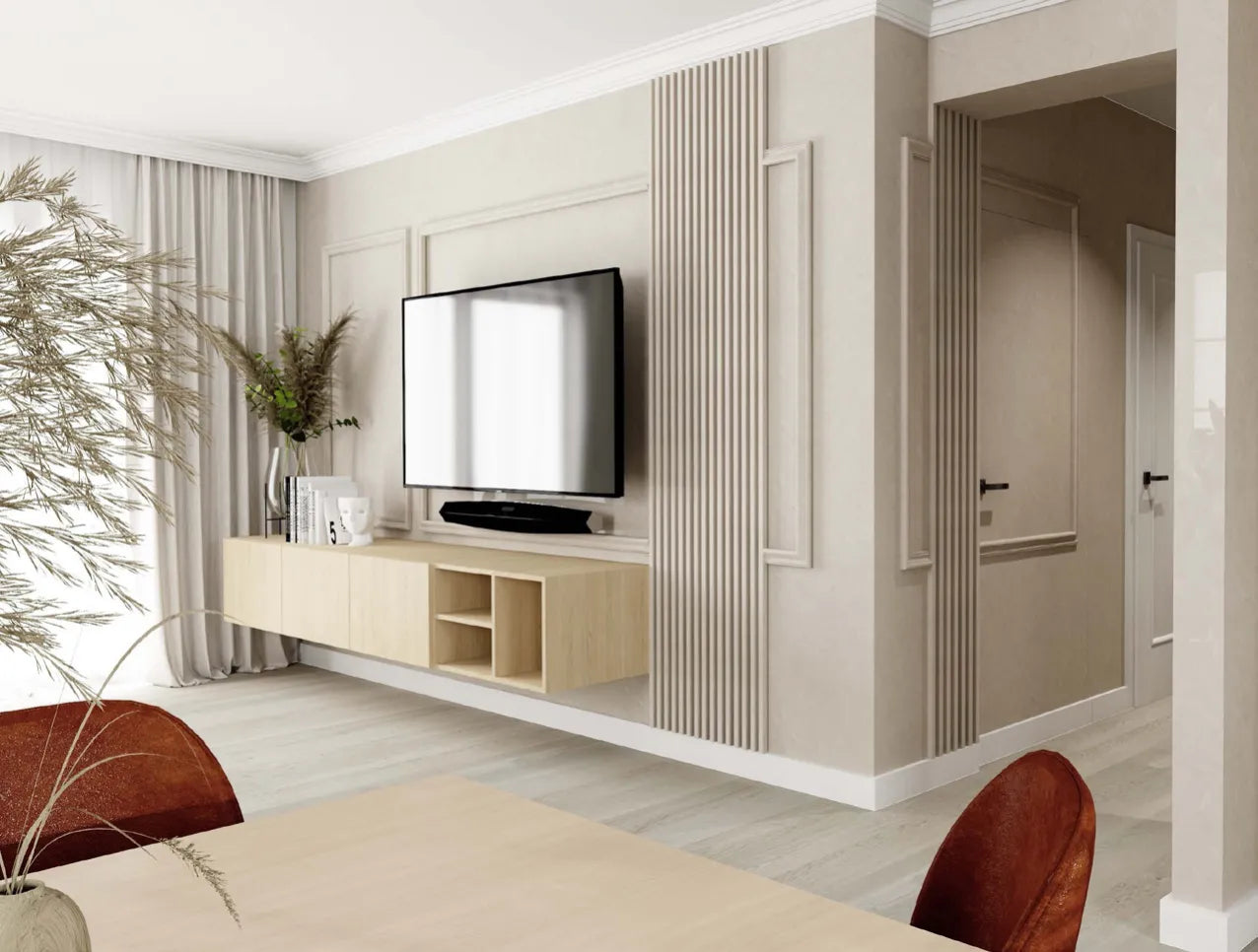 Bagheta decorativa din polimerigid QL023