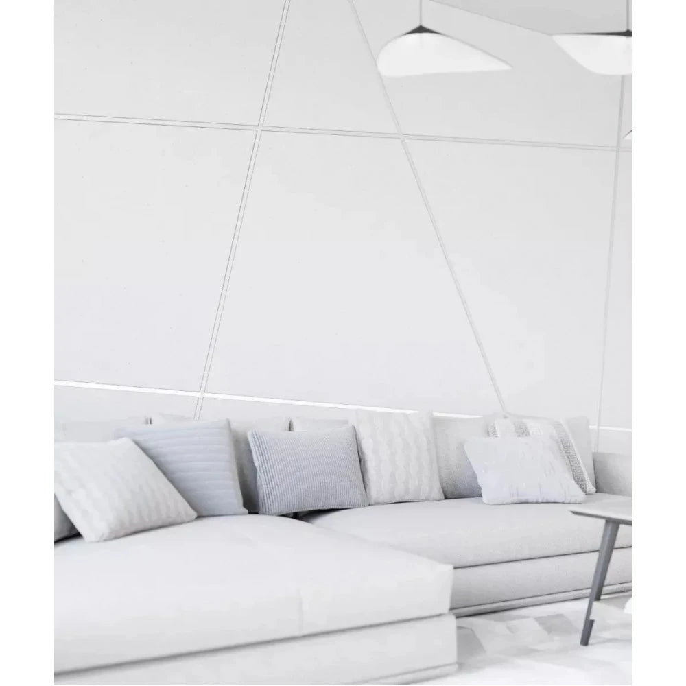 Profil platbandă crom brushed din inox 10 mm
