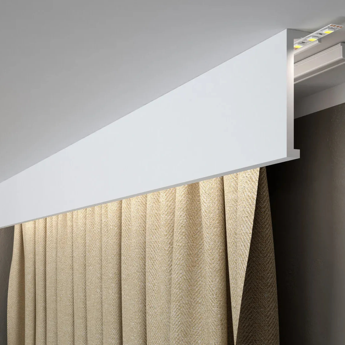 Cornișă mască galerie din polimer rigid QL035