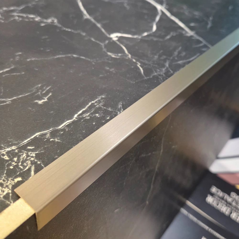 Profil L colt inox auriu antic 30x30mm