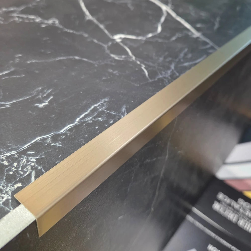 Profil L colt inox auriu antic 30x30mm