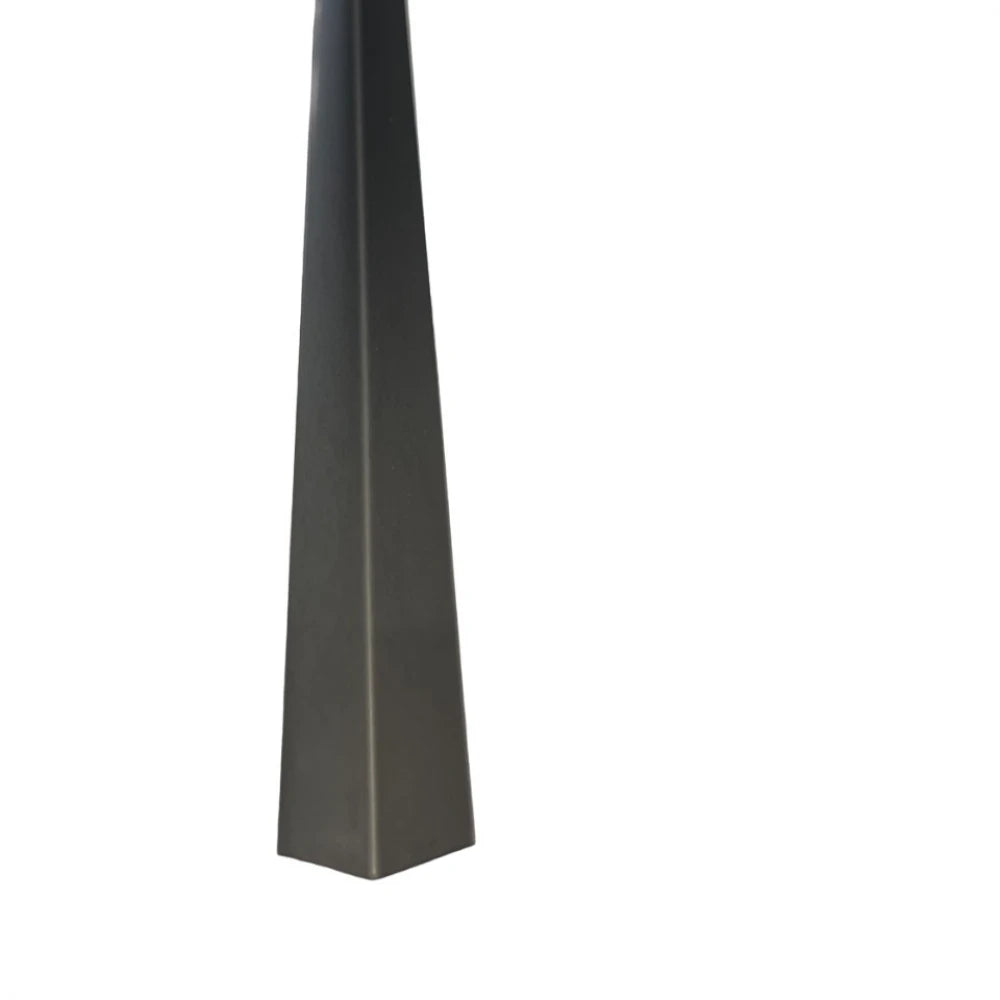 Profil L de colt din inox negru brushed, 15x15x2700 mm