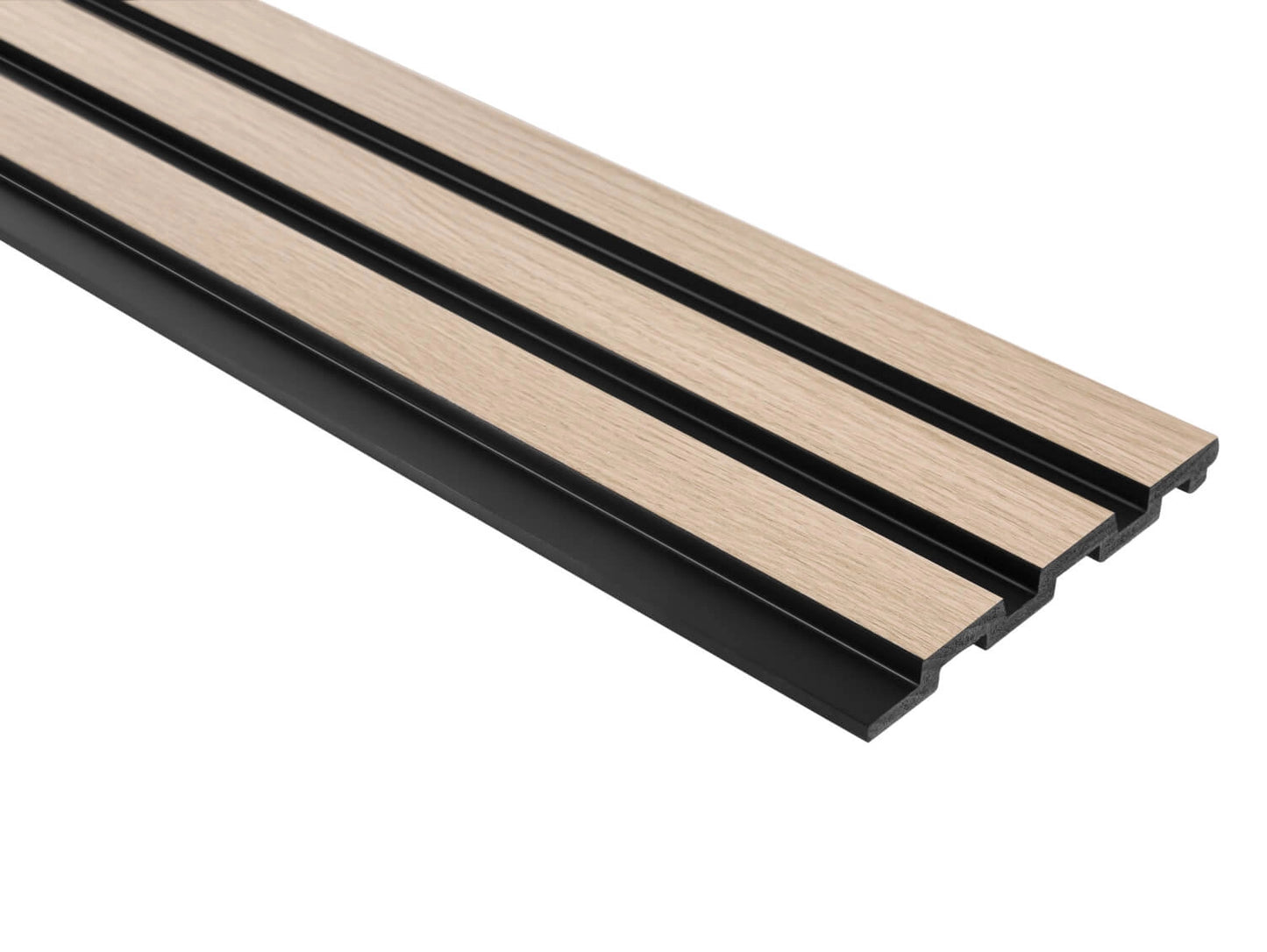 Panou riflaj din polimer rigid Stejar Deschis 3D Medio L0202