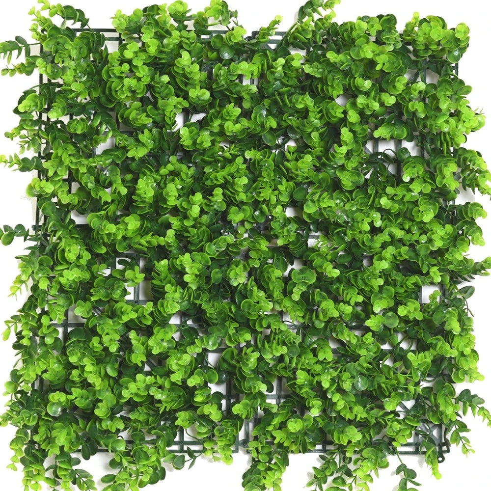 Perete verde artificială eucalipt 50 x 50 cm