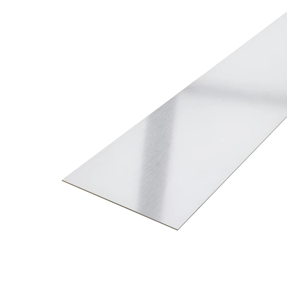 Platbanda Inox Crom Mat 80 mm X 2700 mm X 0.6 mm