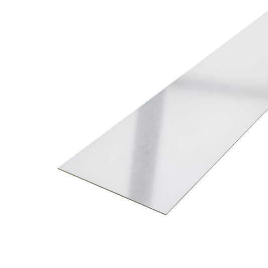 Platbanda Inox Crom Mat 80 mm X 2700 mm X 0.6 mm