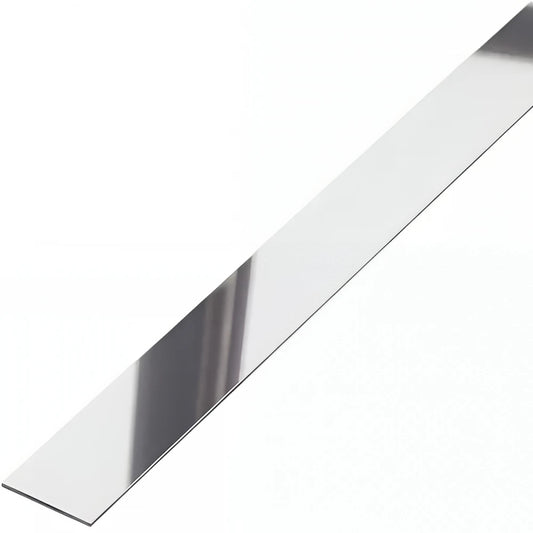 Profil platbanda Autoadeziva crom lucios 15x0,6x2700mm