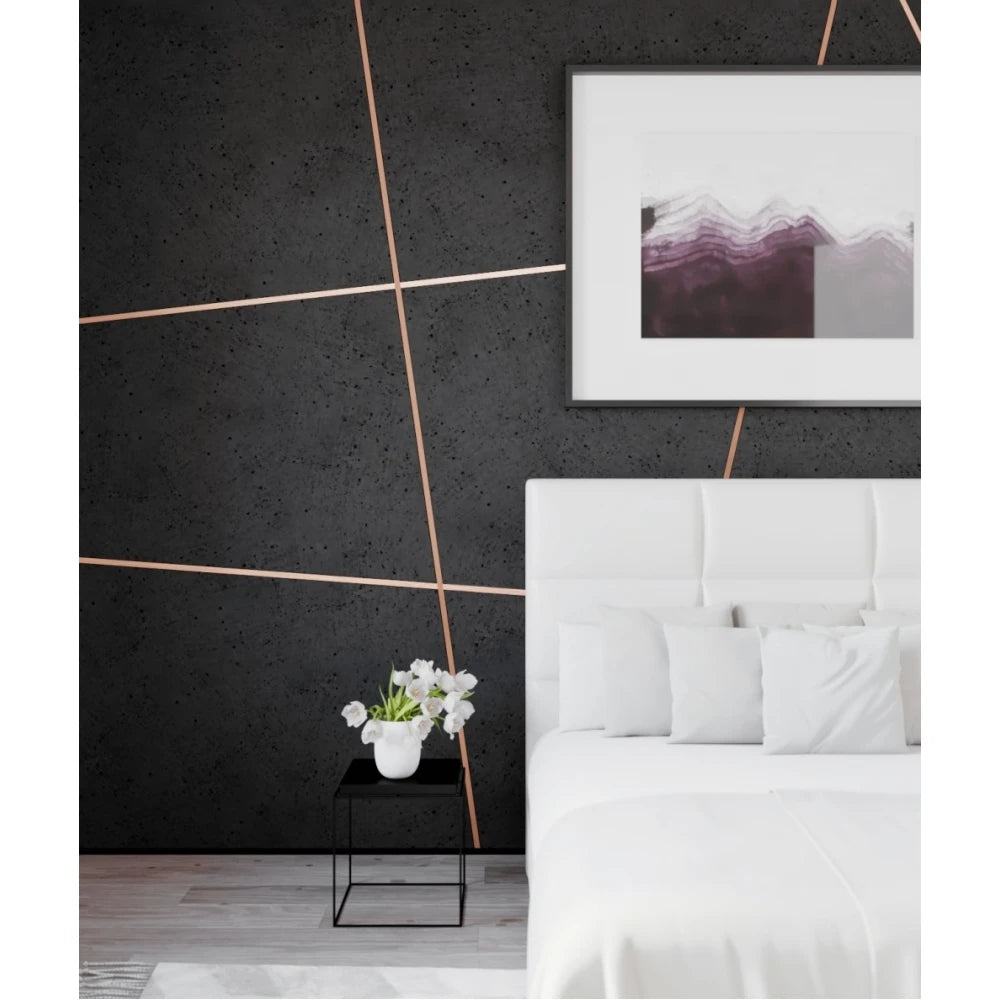 Platbanda inox cupru periat 50 mm x 2700 mm x 0.6 mm, profil decorativ