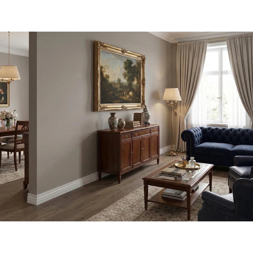 Plinta decorativa LPC09 119x15x2440 mm din duropolimer, profil clasic