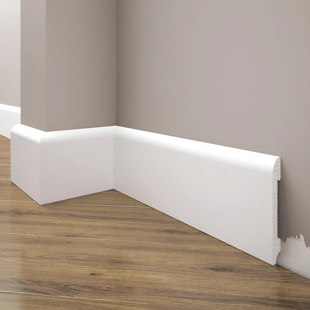 Plinta decorativa LPC11 78x13x2440 mm din duropolimer, profil modern