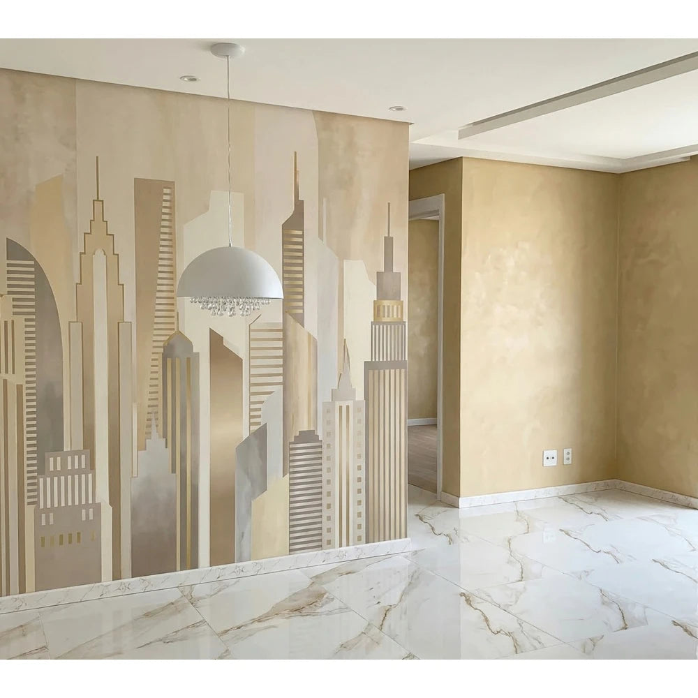 Plinta decorativa Gold White WP08 14x79x2000 mm, aspect marmura Calacatta Gold din Polimer Dur