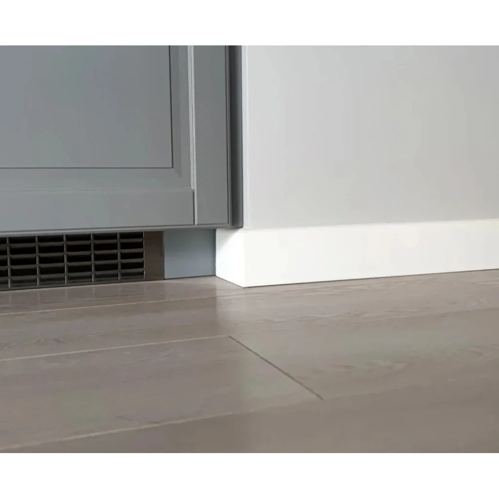 Plinta decorativa 7.8x1.4x200 cm, polimer rigid, alba, vopsibila, MD234, rotunjita