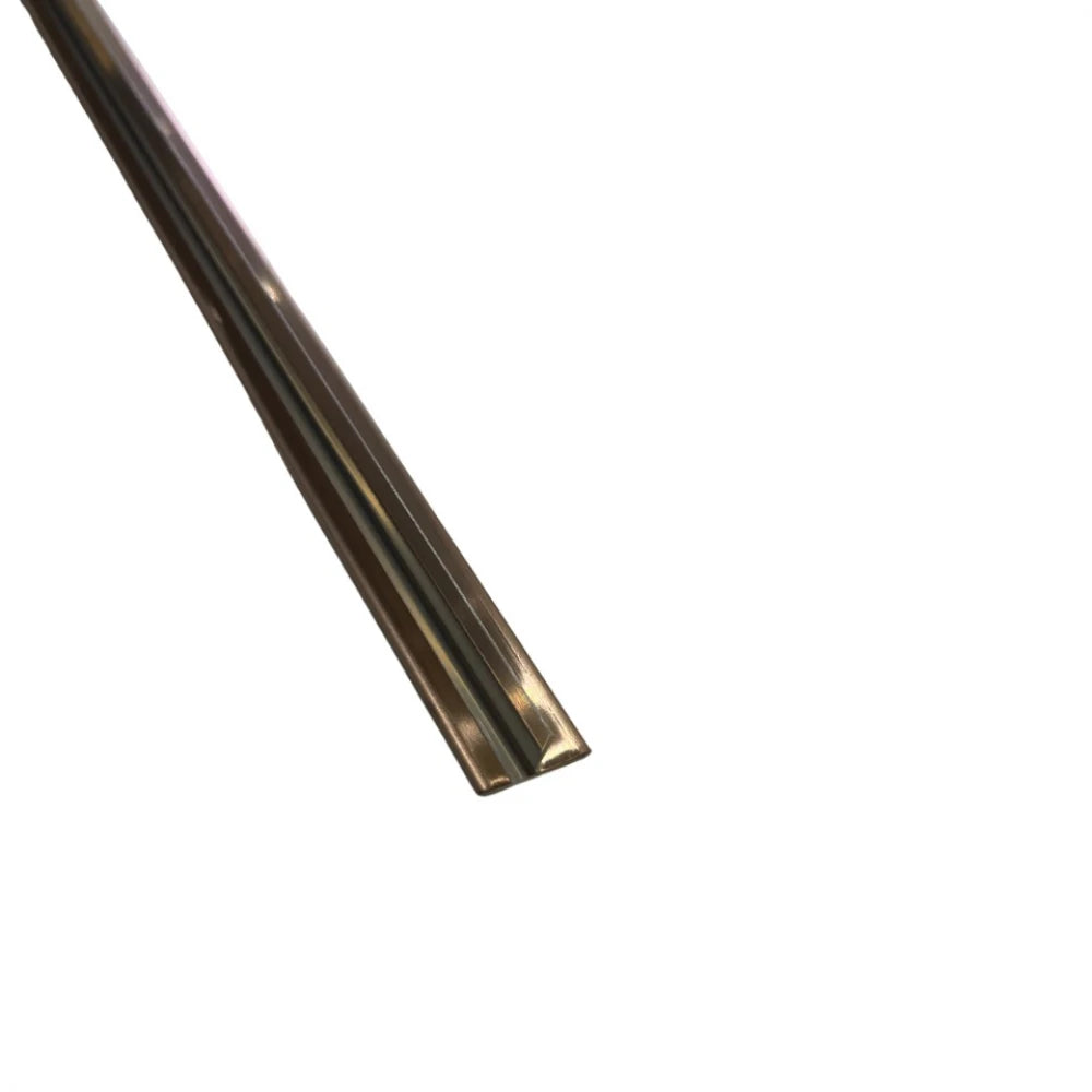 Profil trecere T inox 15x9x2700 mm cupru periat