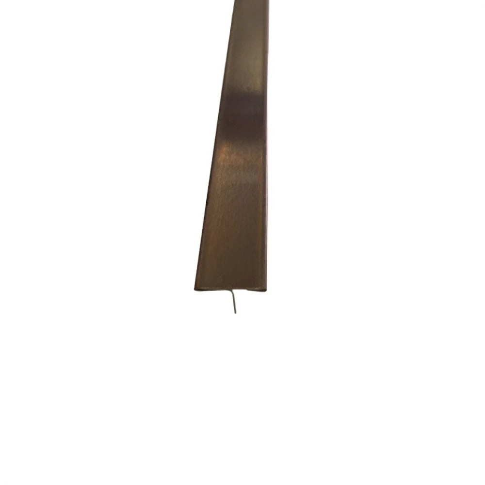 Profil T prag trecere  inox 15 x 9 x 2700 mm cupru periat