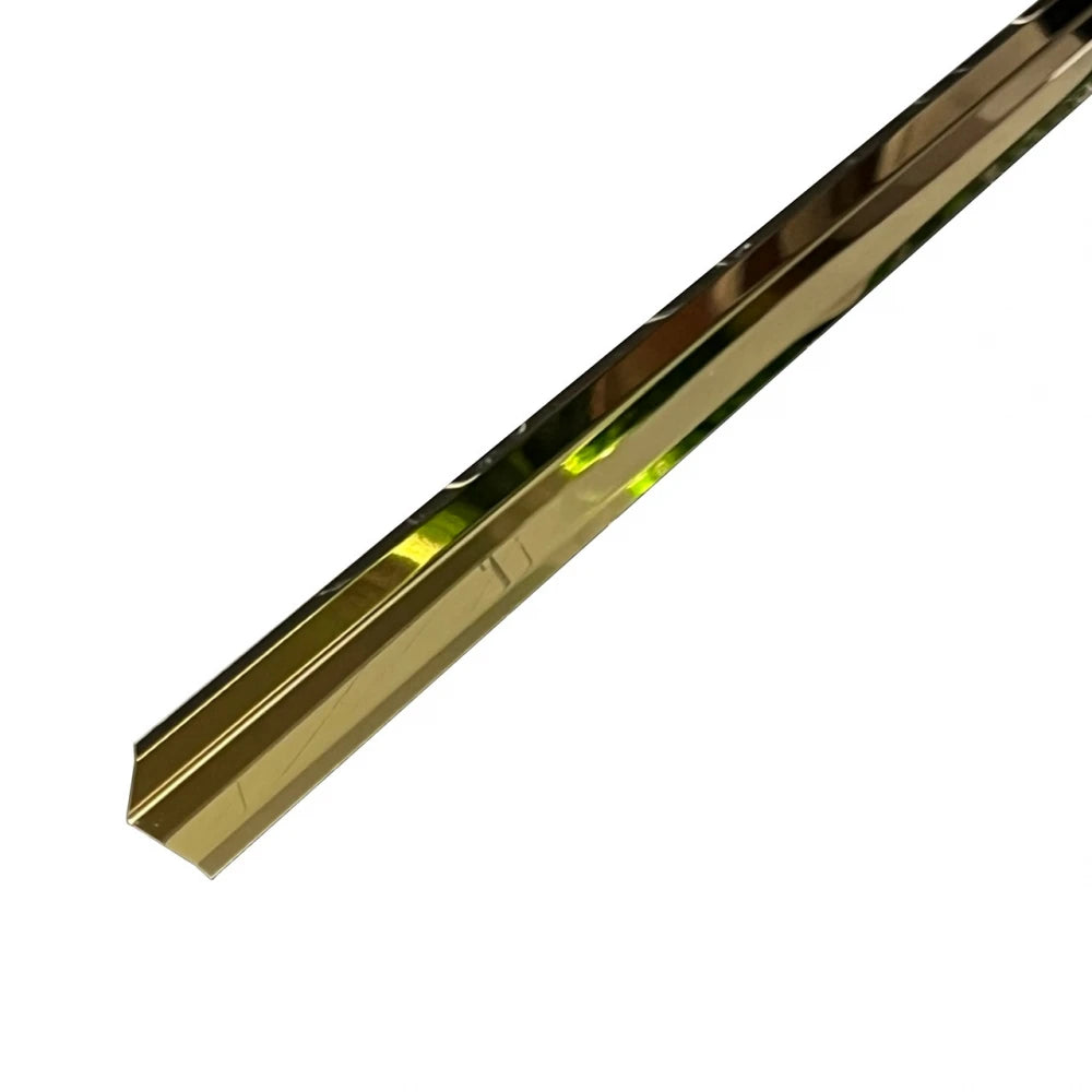 Profil L, coltar interior, 20x20x2700 mm, auriu oglinda