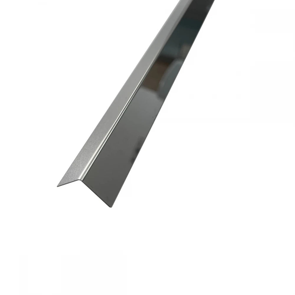 Profil L colt cu laturi drepte, crom lucios, 20x20x2700mm