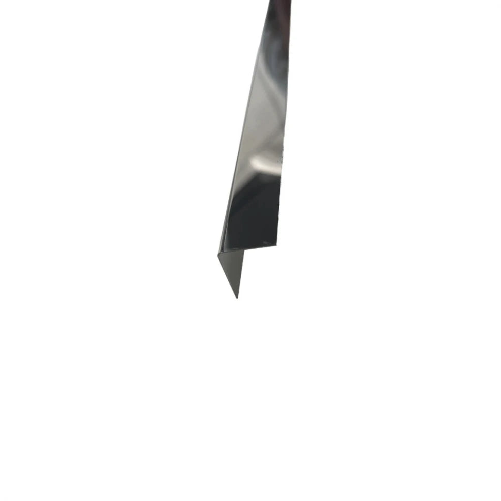 Profil L colt cu laturi drepte, crom lucios, 20x20x2700mm