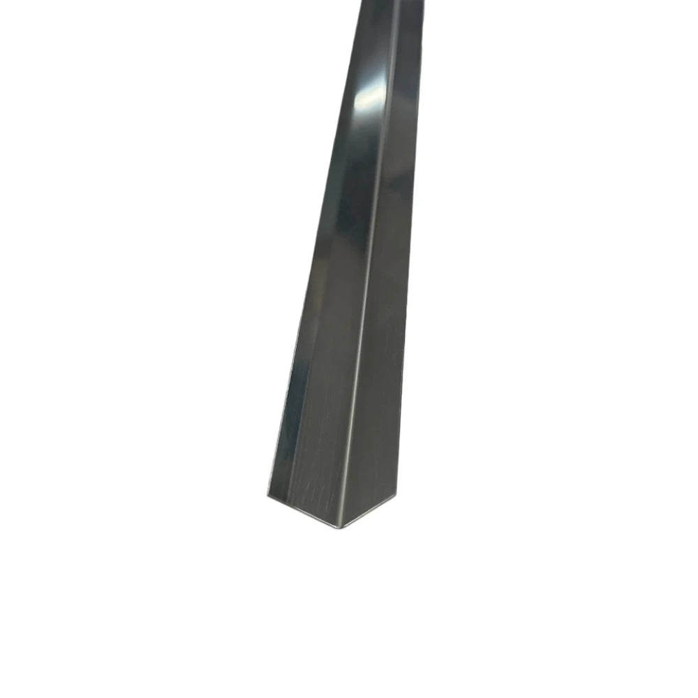 Profil L colt cu laturi drepte, crom lucios, 20x20x2700mm