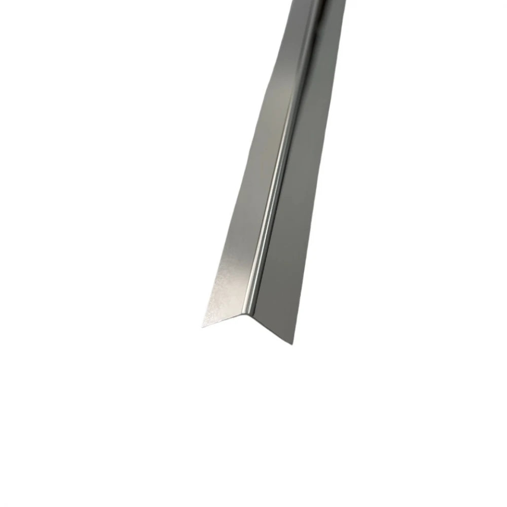Profil L colt cu laturi drepte, crom lucios, 15x15x2700mm