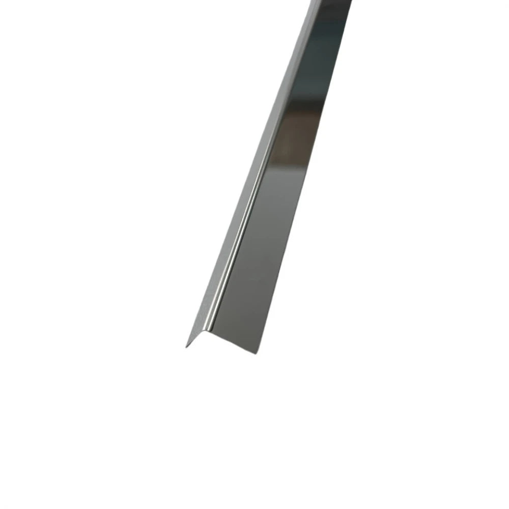 Profil L colt cu laturi drepte, crom lucios, 15x15x2700mm