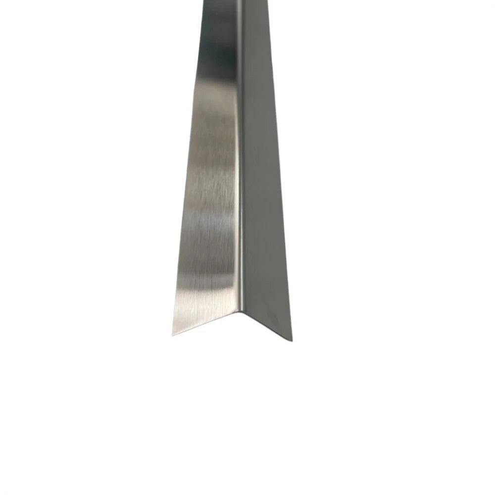Profil L colt, Inox Crom Brushed 15x15x2700mm