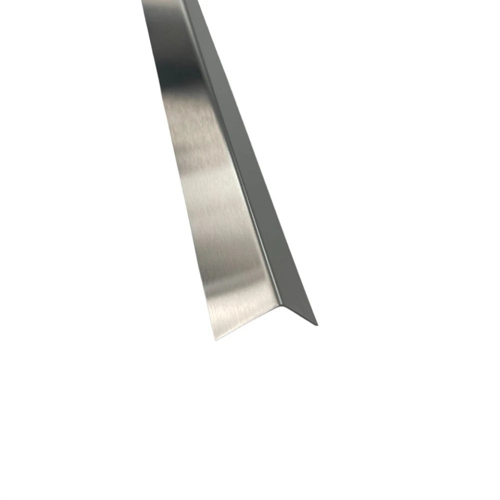 Profil L colt, Inox Crom Brushed 15x15x2700mm