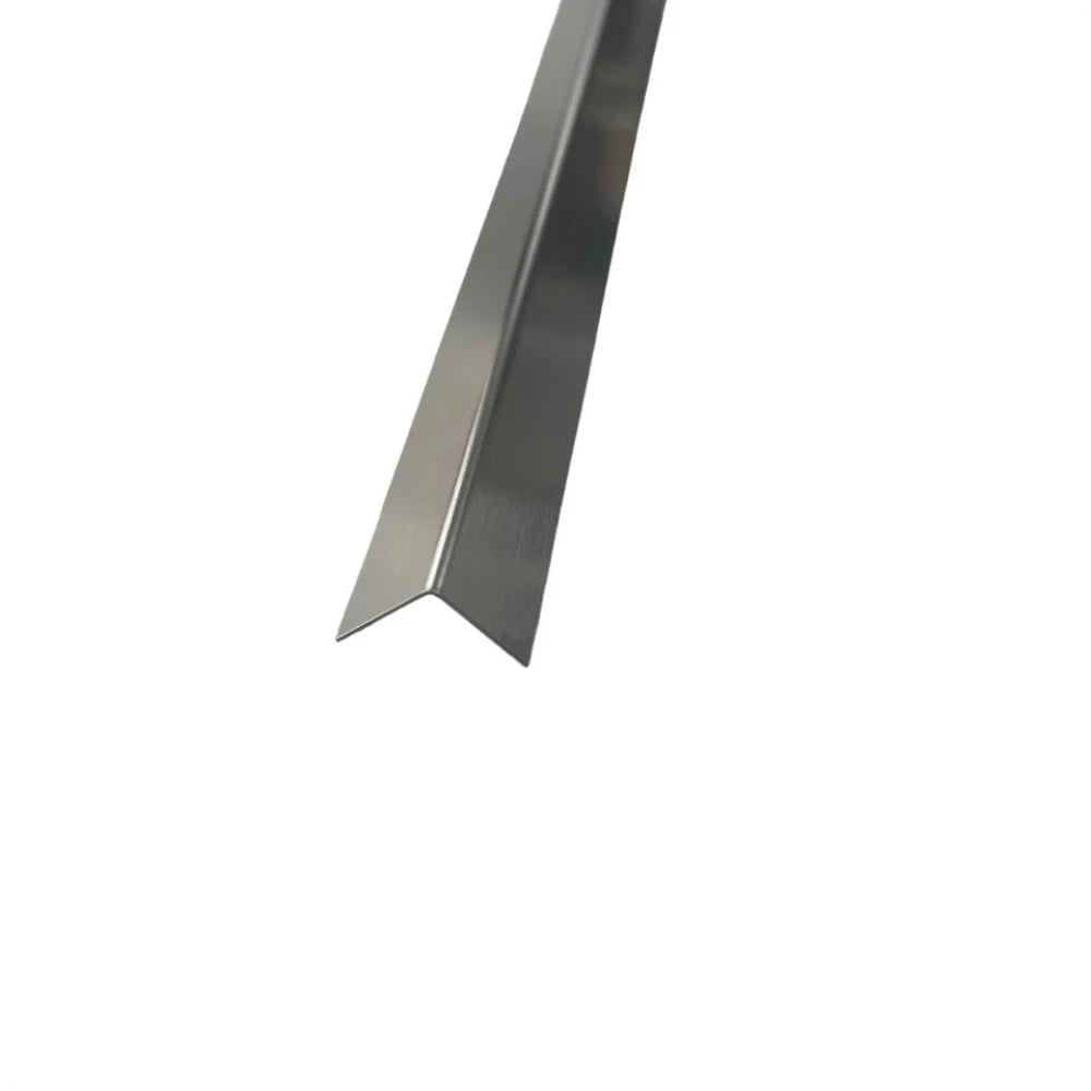 Profil L colt, Inox Crom Brushed 15x15x2700mm