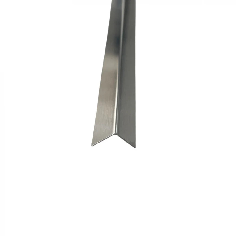 Profil L colt, Inox Crom Brushed 15x15x2700mm