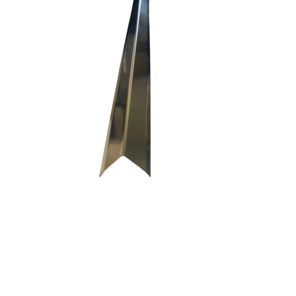 Profil L colt aplicat laturi tesite 20x20 mm auriu brushed inox