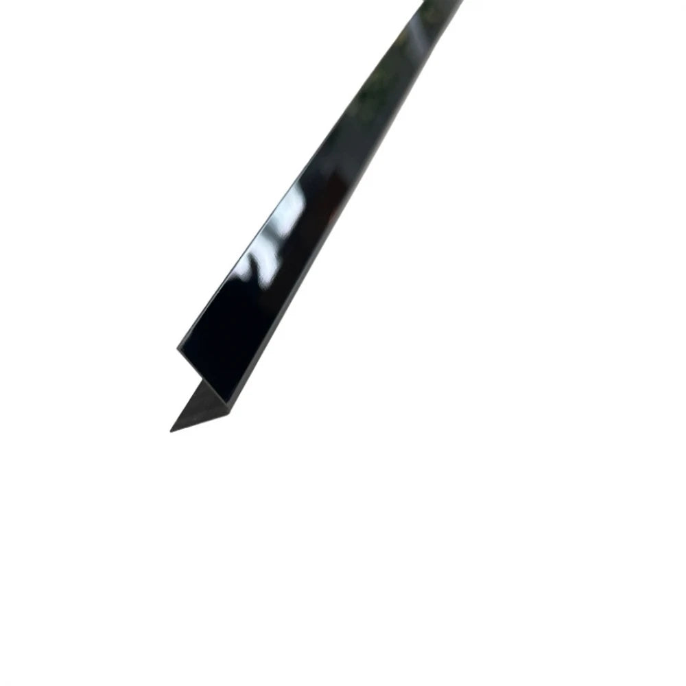 Profil L colț inox negru oglinda 15x15x2700 mm