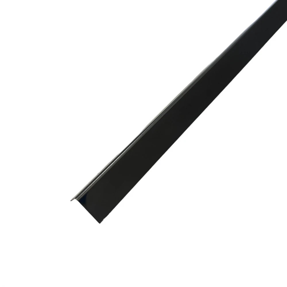 Profil L colț inox negru oglinda 15x15x2700 mm