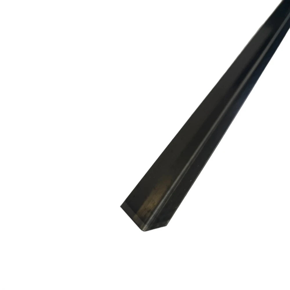 Profil L colț inox negru oglinda 15x15x2700 mm