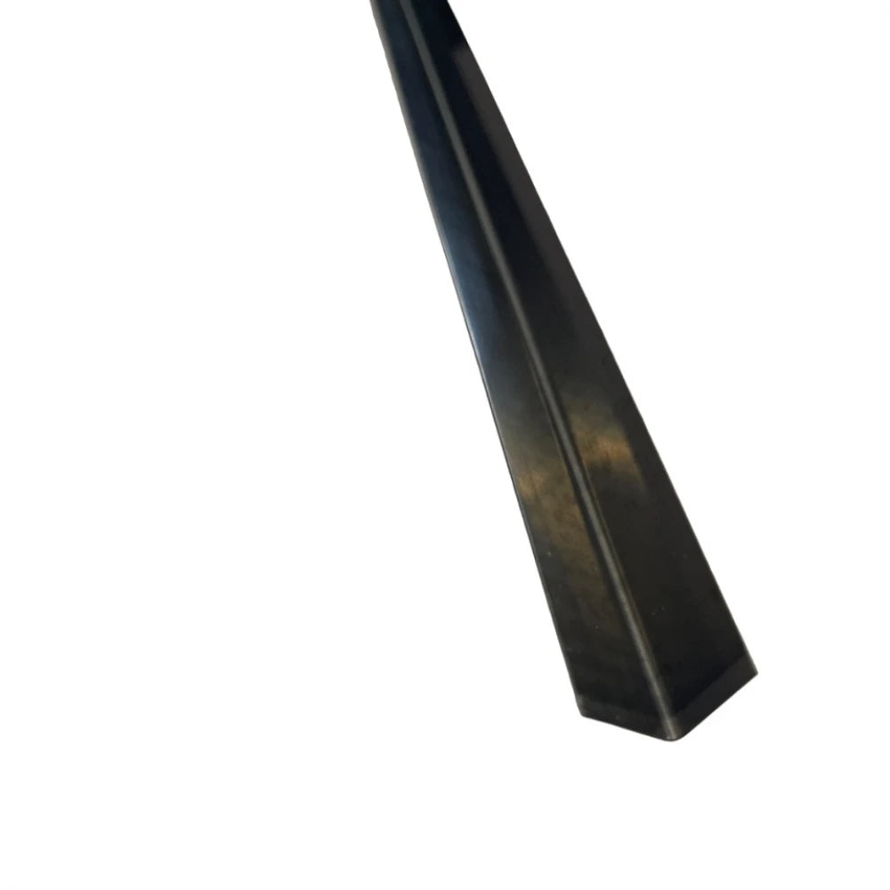 Profil L colț inox negru oglinda 15x15x2700 mm